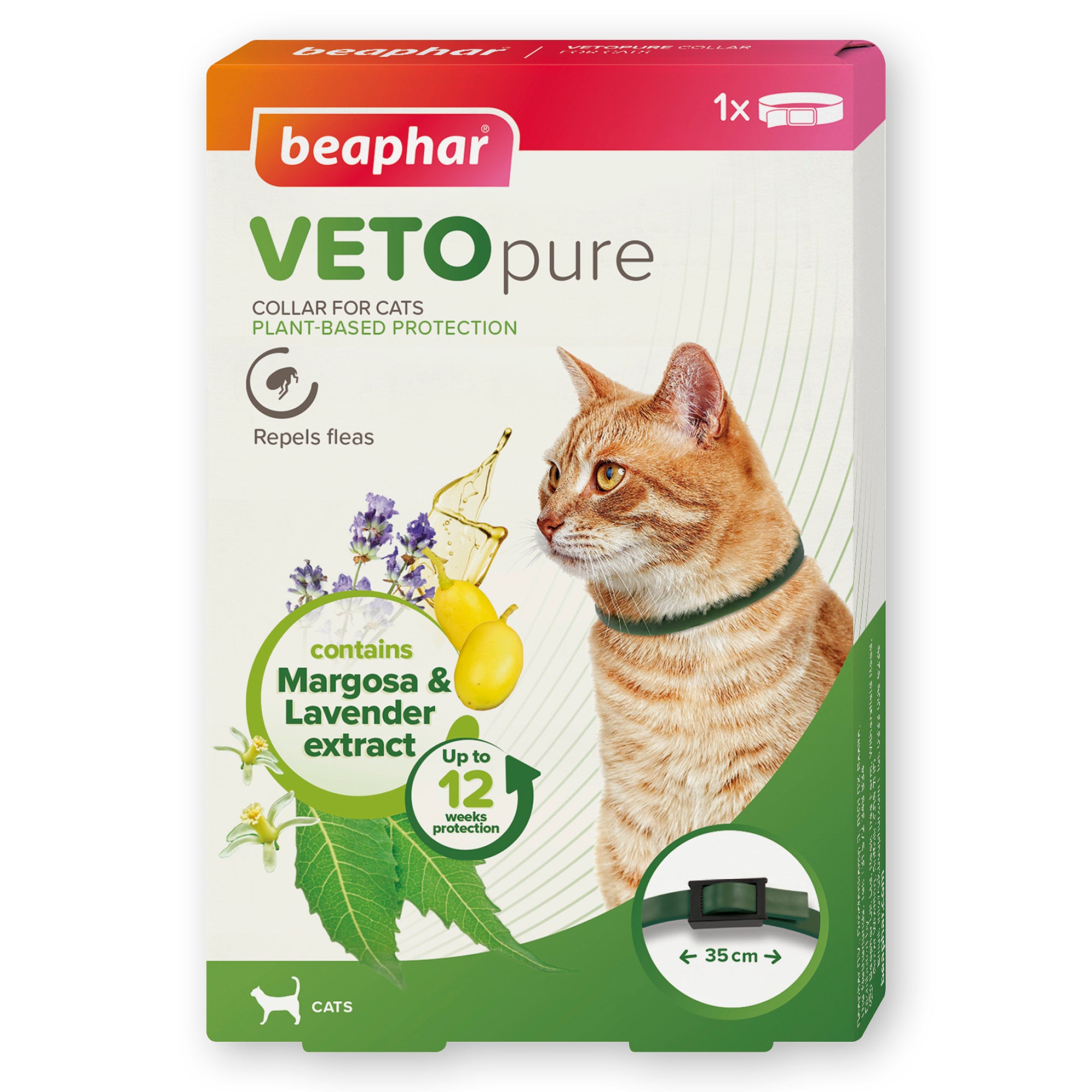 Beaphar VETOpure Cat Collar 35cm