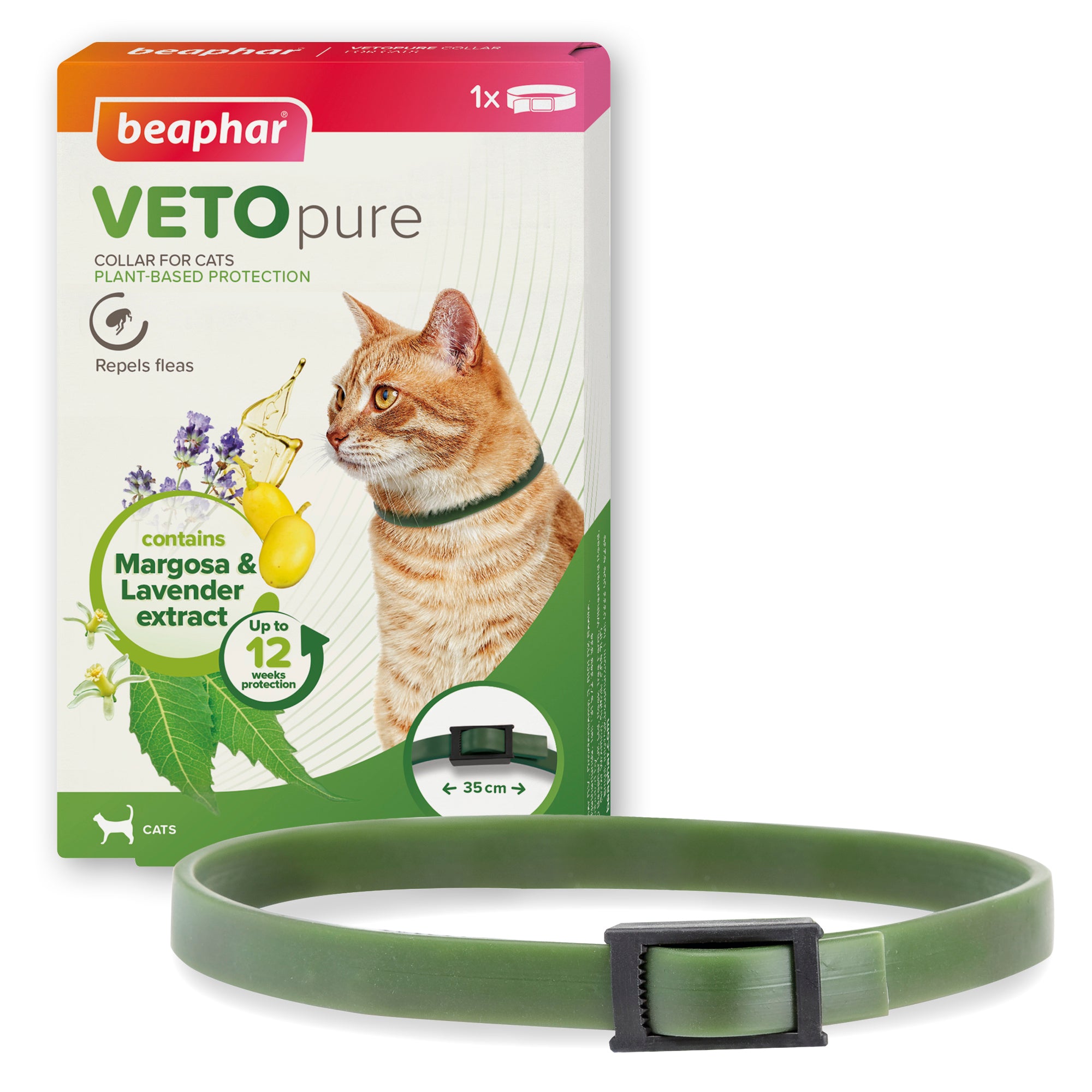 Beaphar VETOpure Cat Collar 35cm