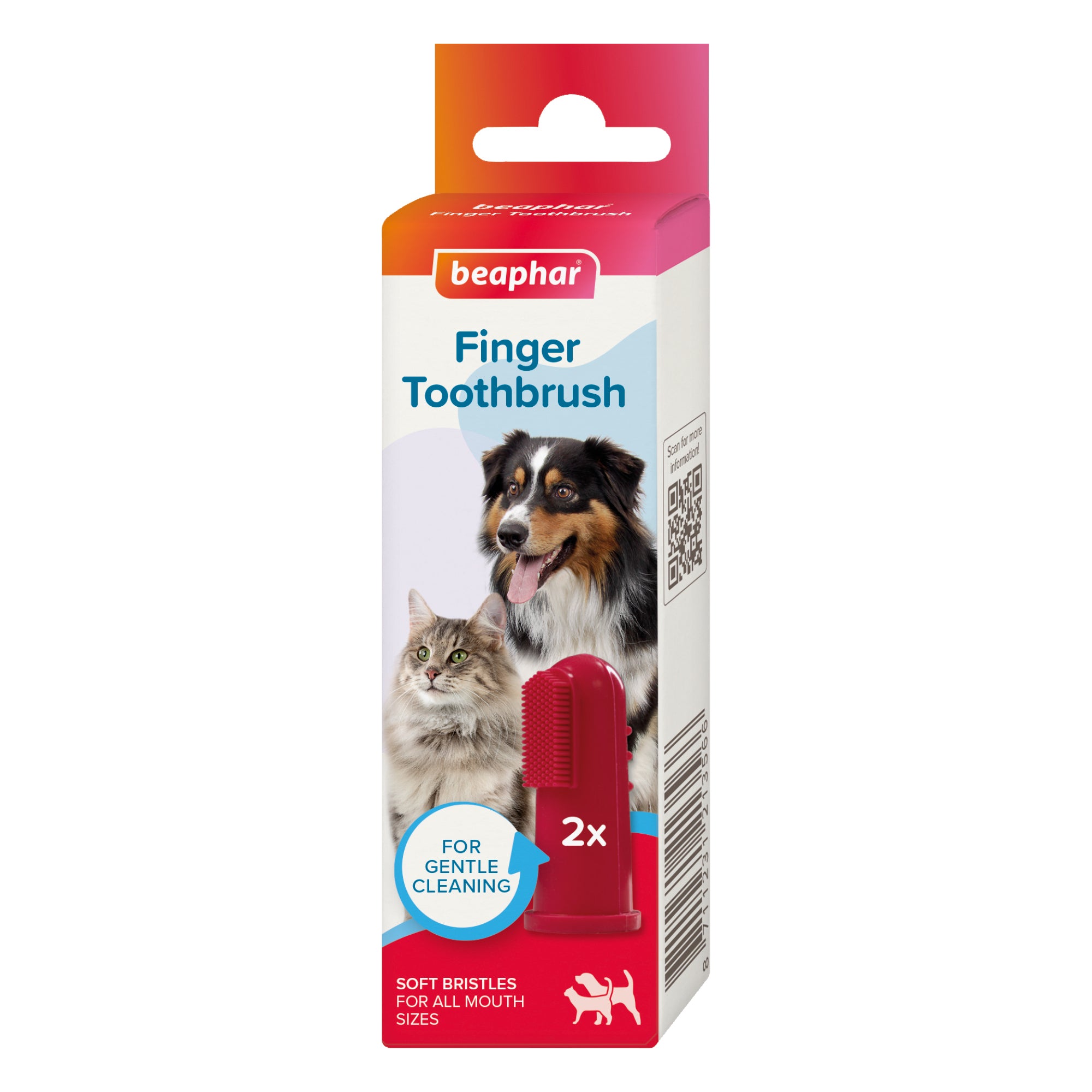 Beaphar Soft Finger Toothbrush for Cats and Dogs 2