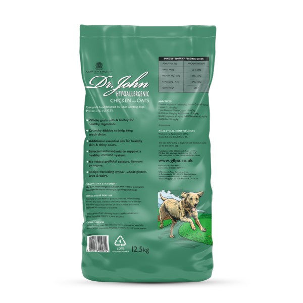 Dr John Hypoallergenic Chicken with Oats Adult Dog Food 4kg