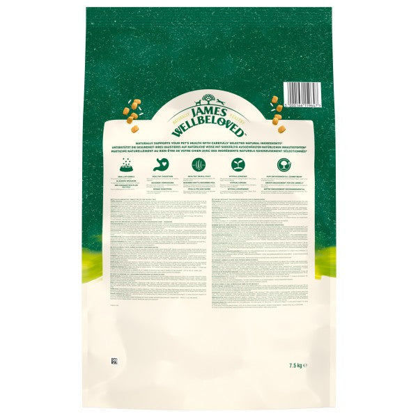 James Wellbeloved Adult Small Breed Lamb & Rice 7.5kg