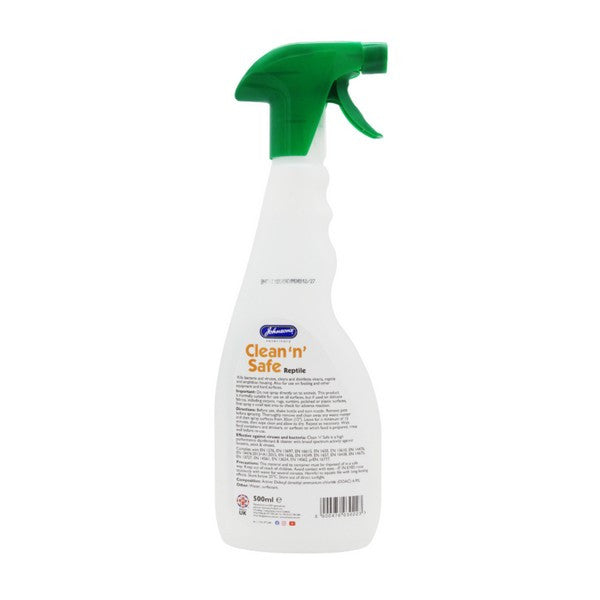 JVP Clean N Safe Disinfectant Reptile Spray 500ml