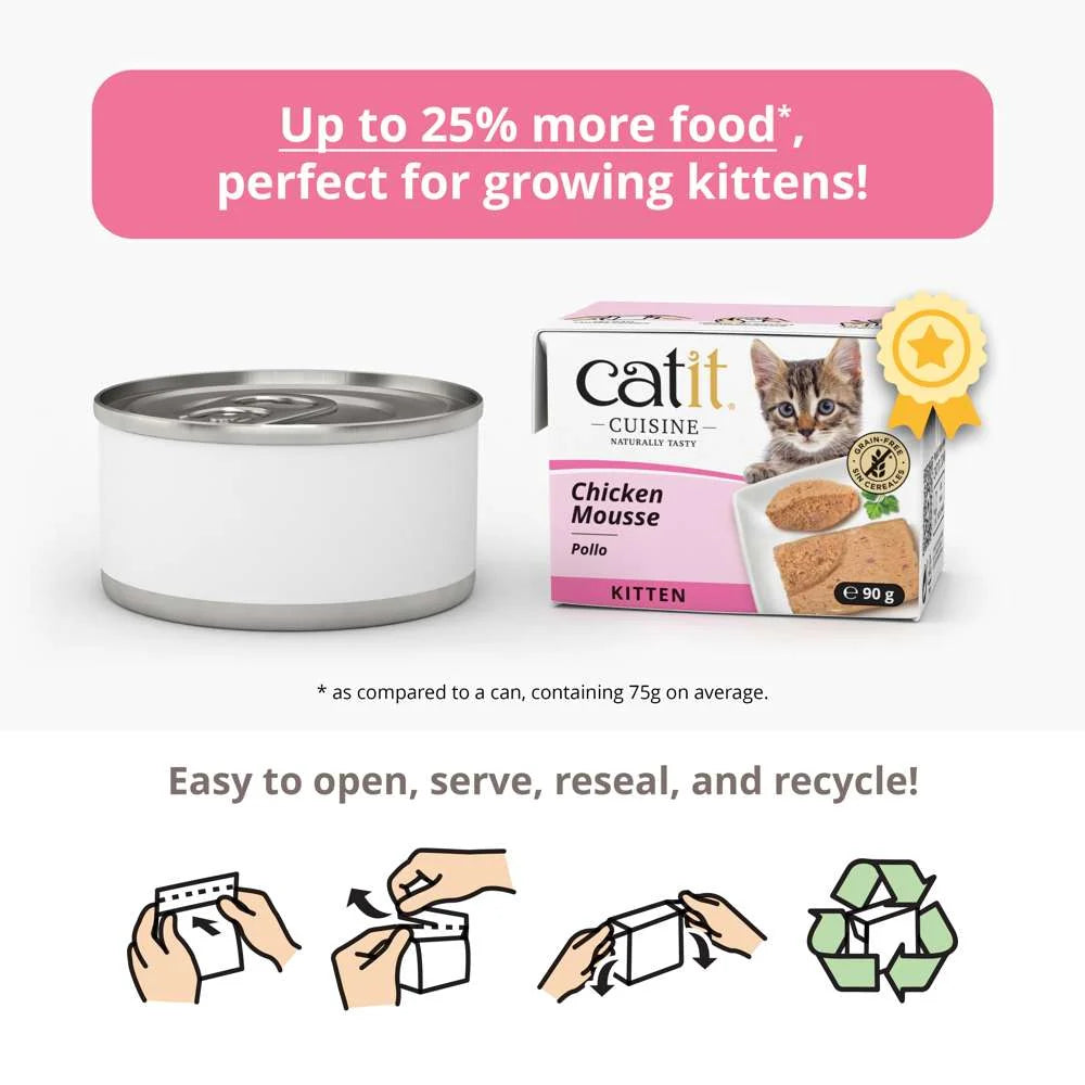 Catit Cuisine Kitten Chick Mousse 90g