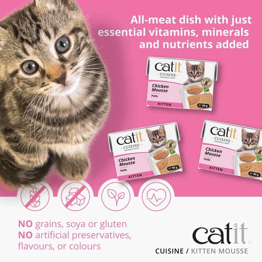 Catit Cuisine Kitten Chick Mousse 90g