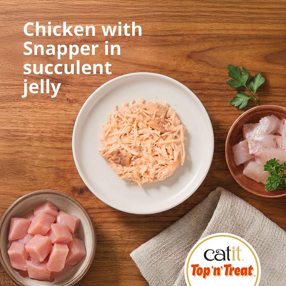 Catit Top n Treat Chicken & Snapper 3x60g