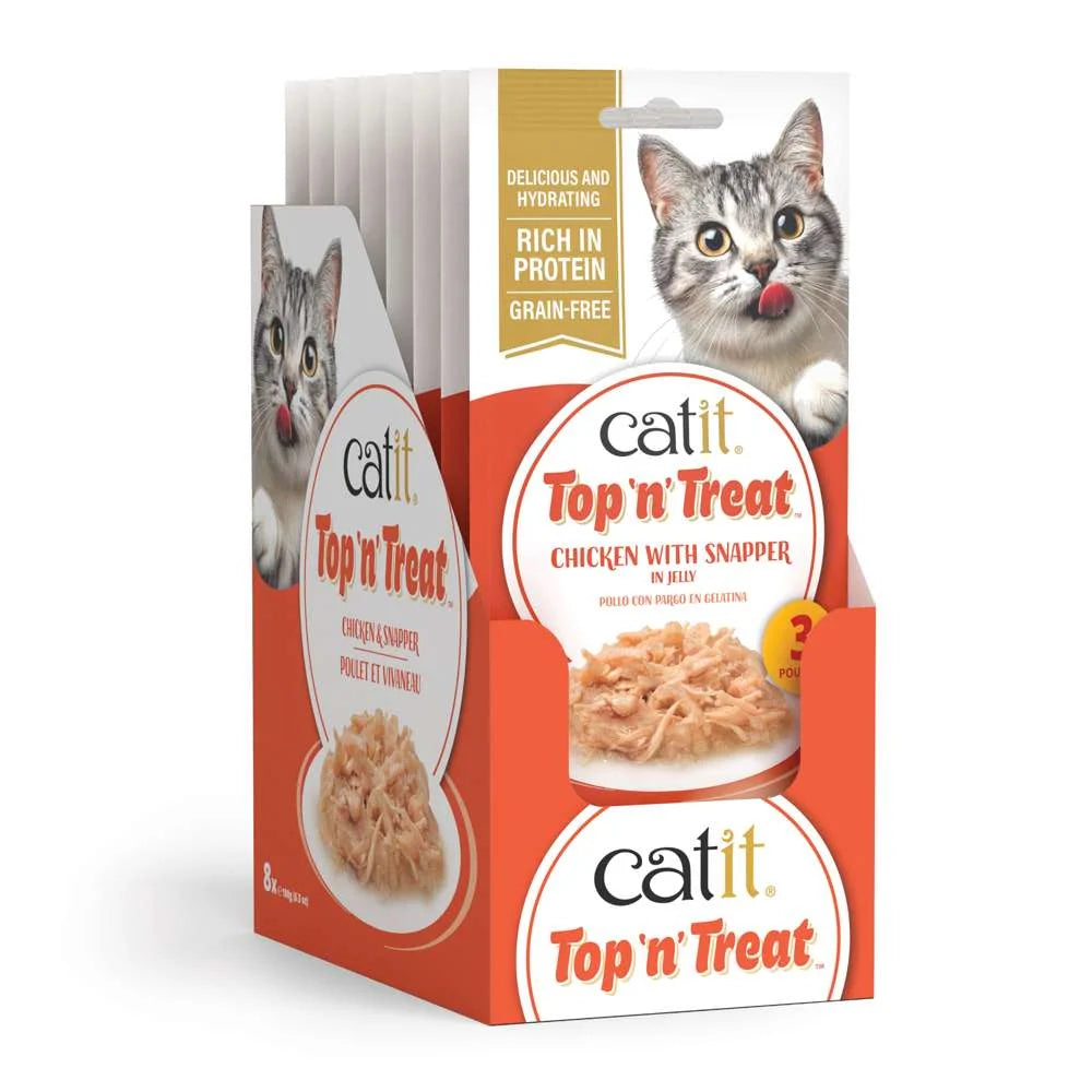 Catit Top n Treat Chicken & Snapper 3x60g
