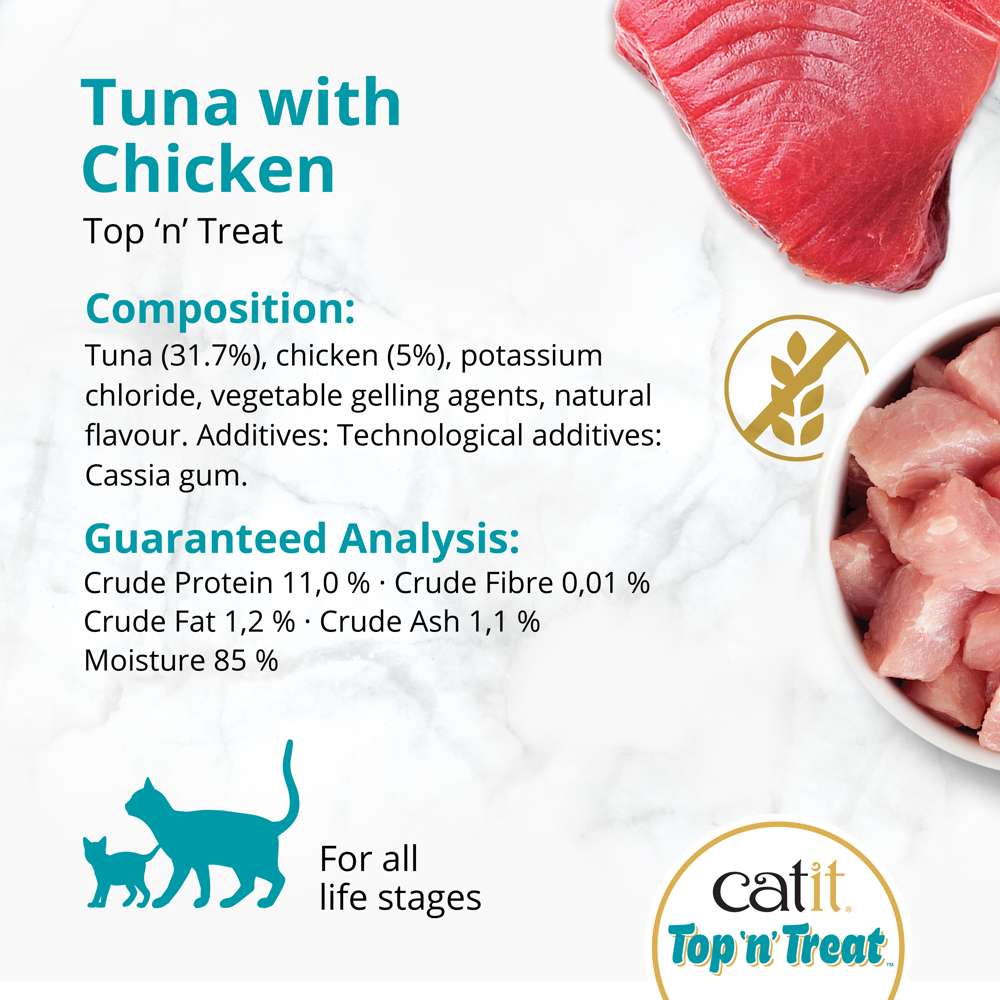 Catit Top n Treat Tuna & Chicken 3x60g