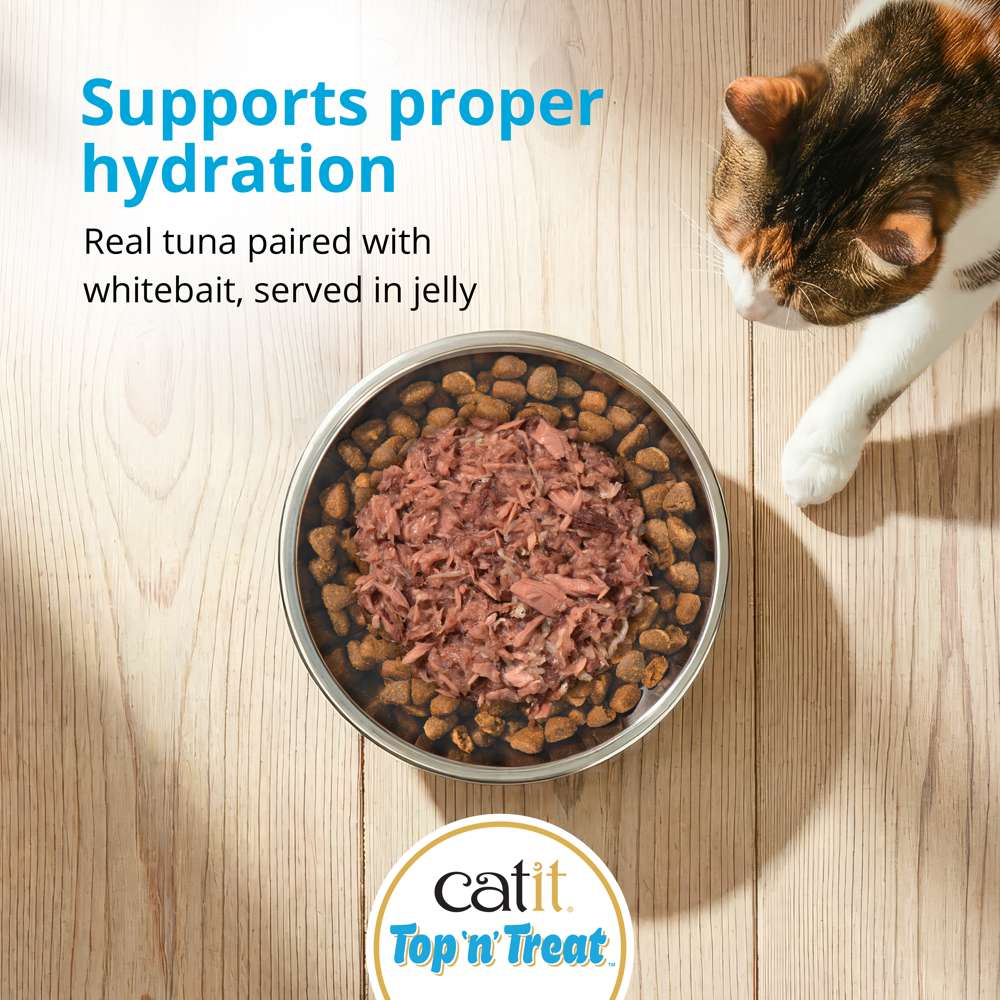 Catit Top N Treat Tuna with Whitebait 3x60g