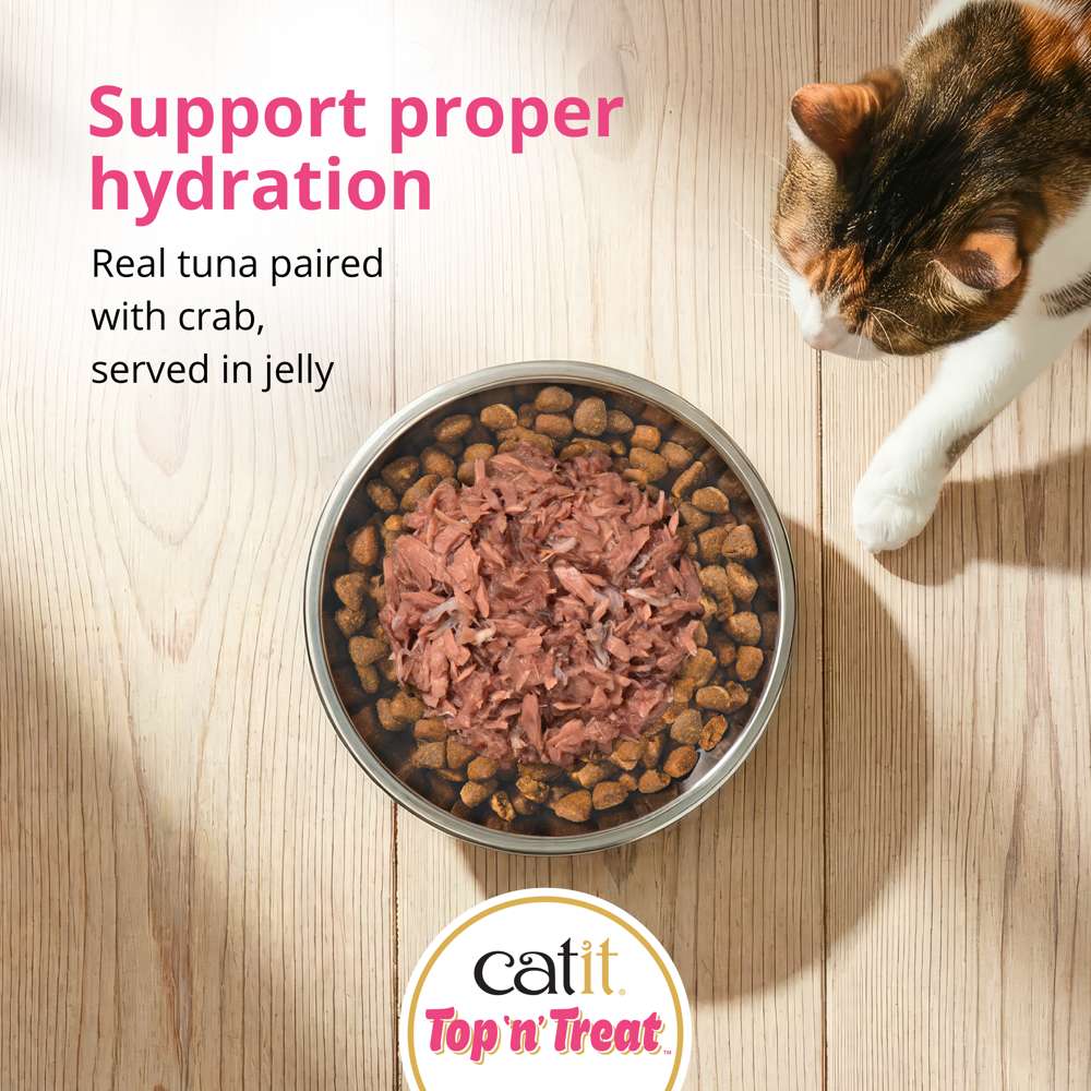 Catit Top n Treat Tuna & Crab 3x60g