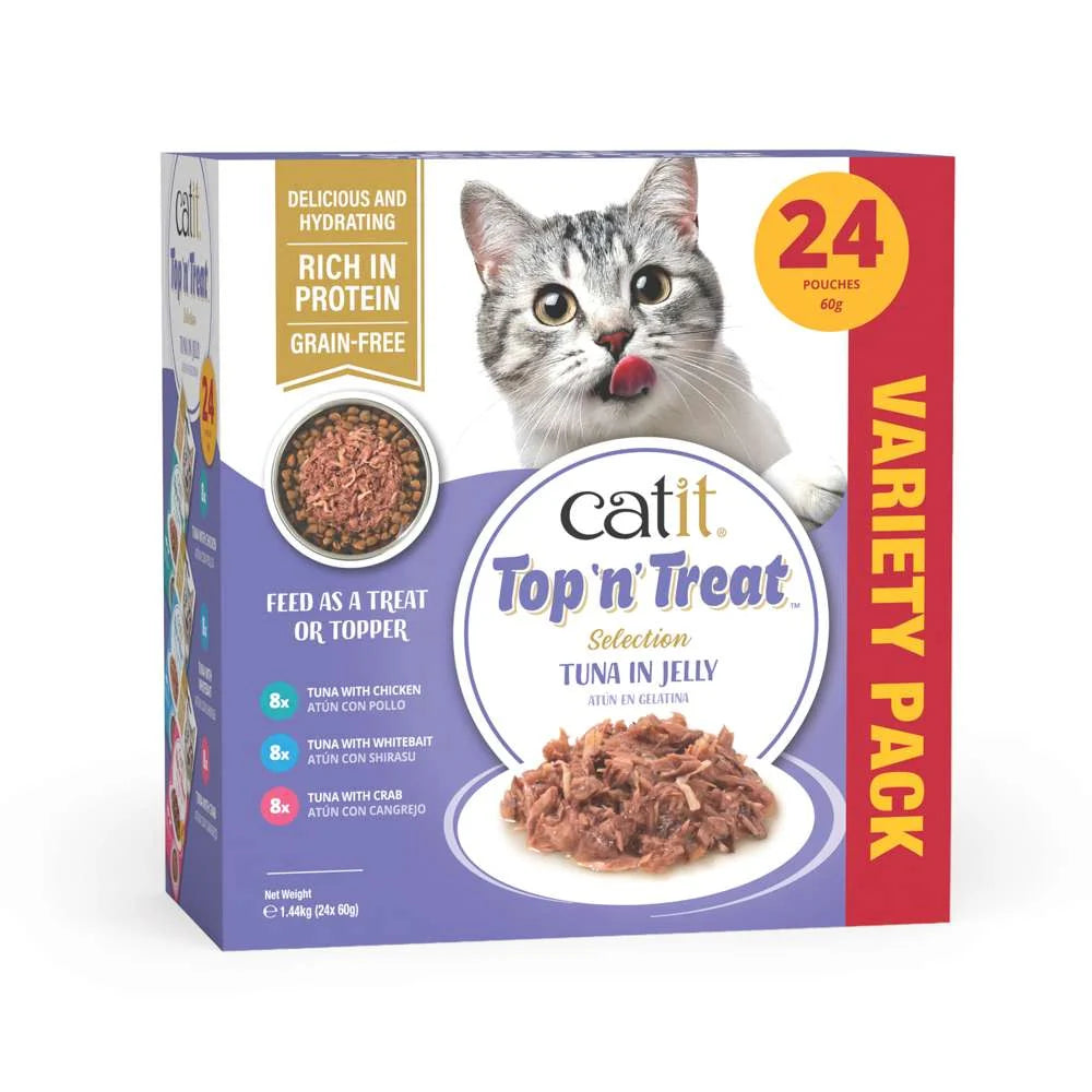 Catit Top n Treat Tuna Variety 24x60g