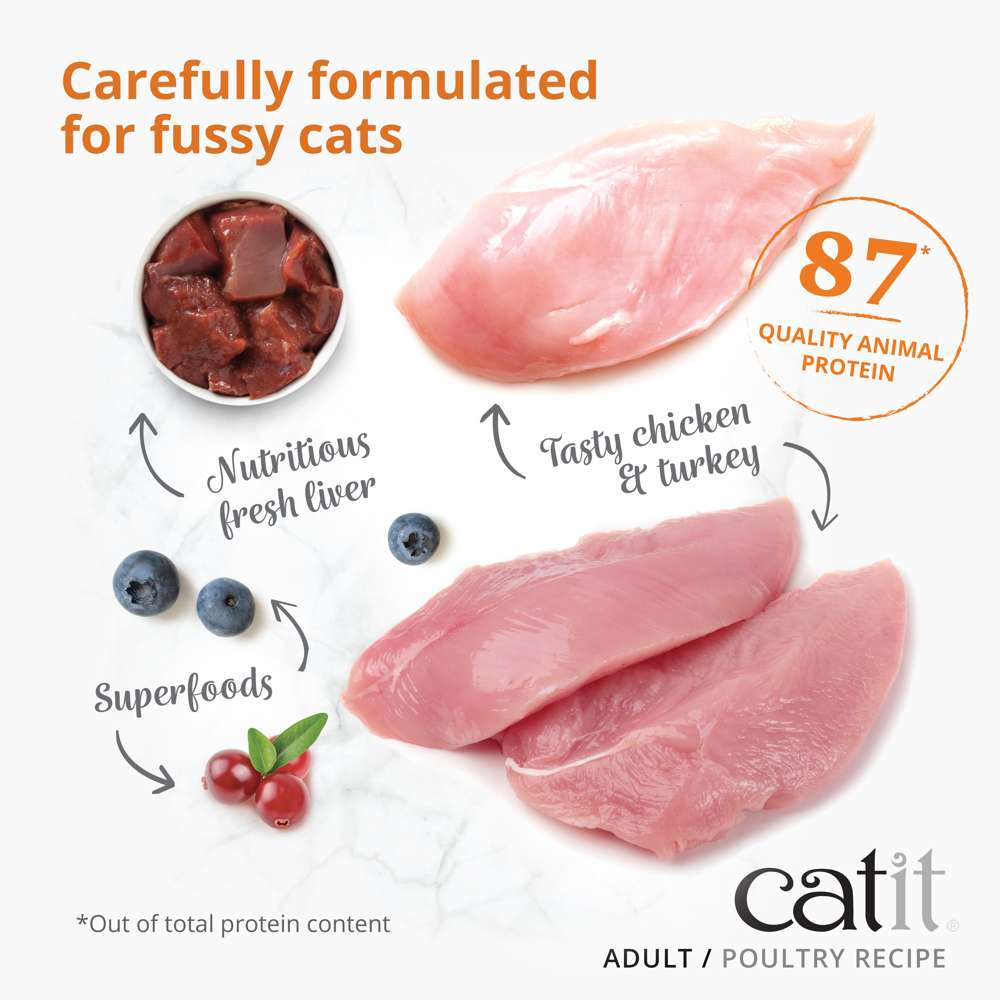 Catit Recipes Dry Adult Poultry 400g