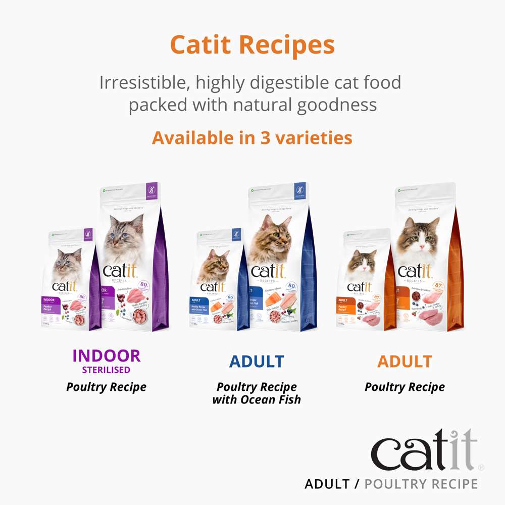 Catit Recipes Dry Adult Poultry 2kg