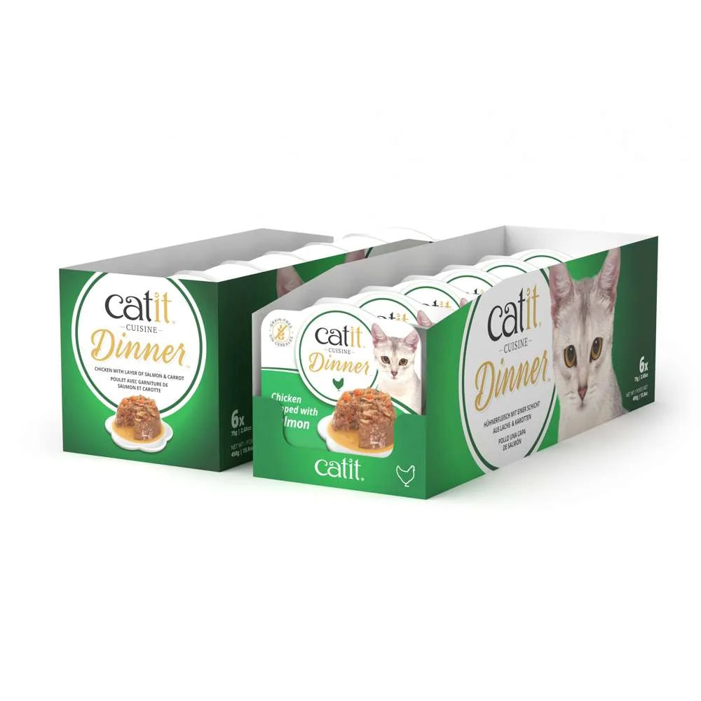 Catit Chicken Dinner with Salmon 75g