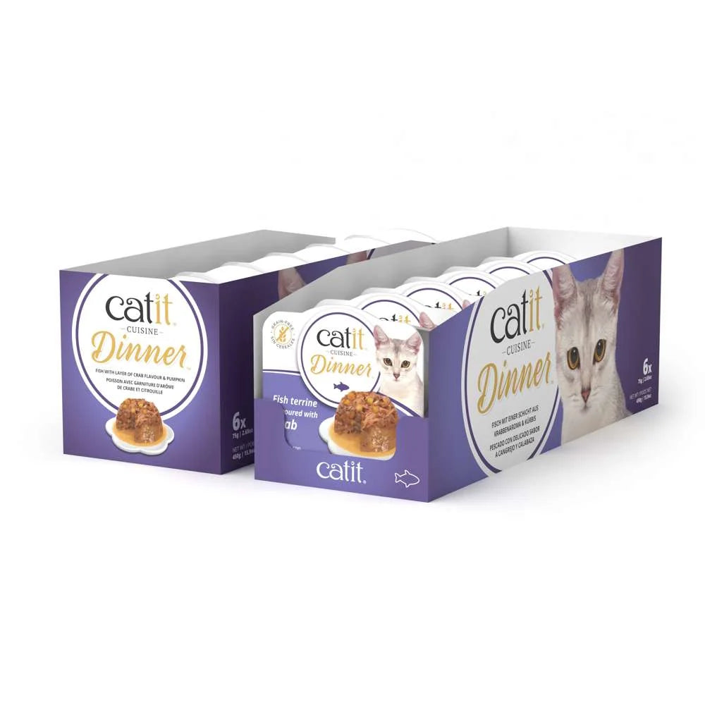 Catit Fish Dinner with Crab 75g