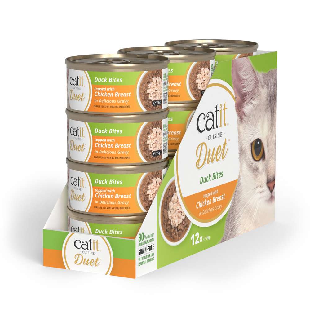 Catit Duet Duck with Chicken 75g