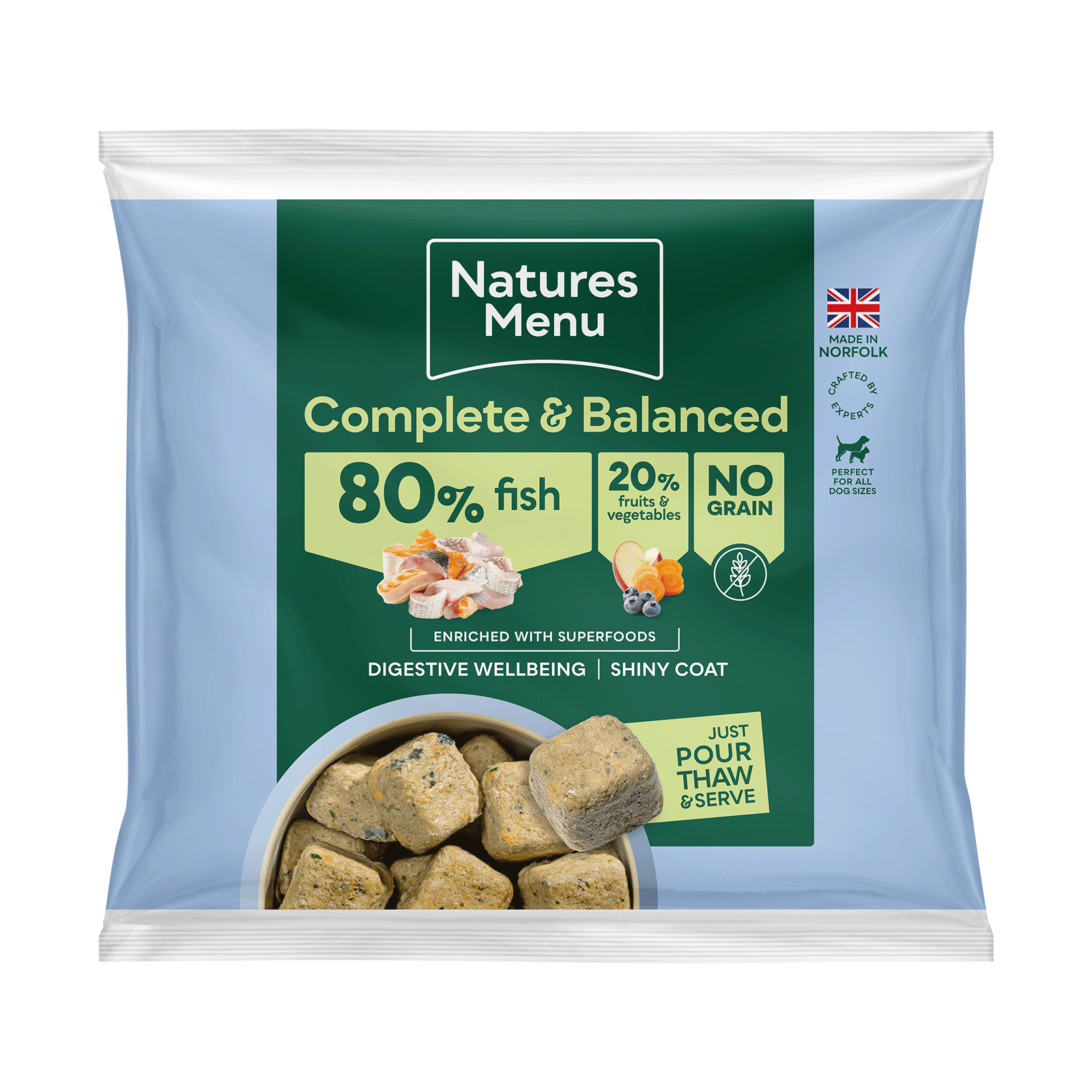 Natures Menu 80/20 Fish 1kg