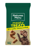 Natures Menu Meaty Treats 95% Lamb, Chicken & Pork 50g
