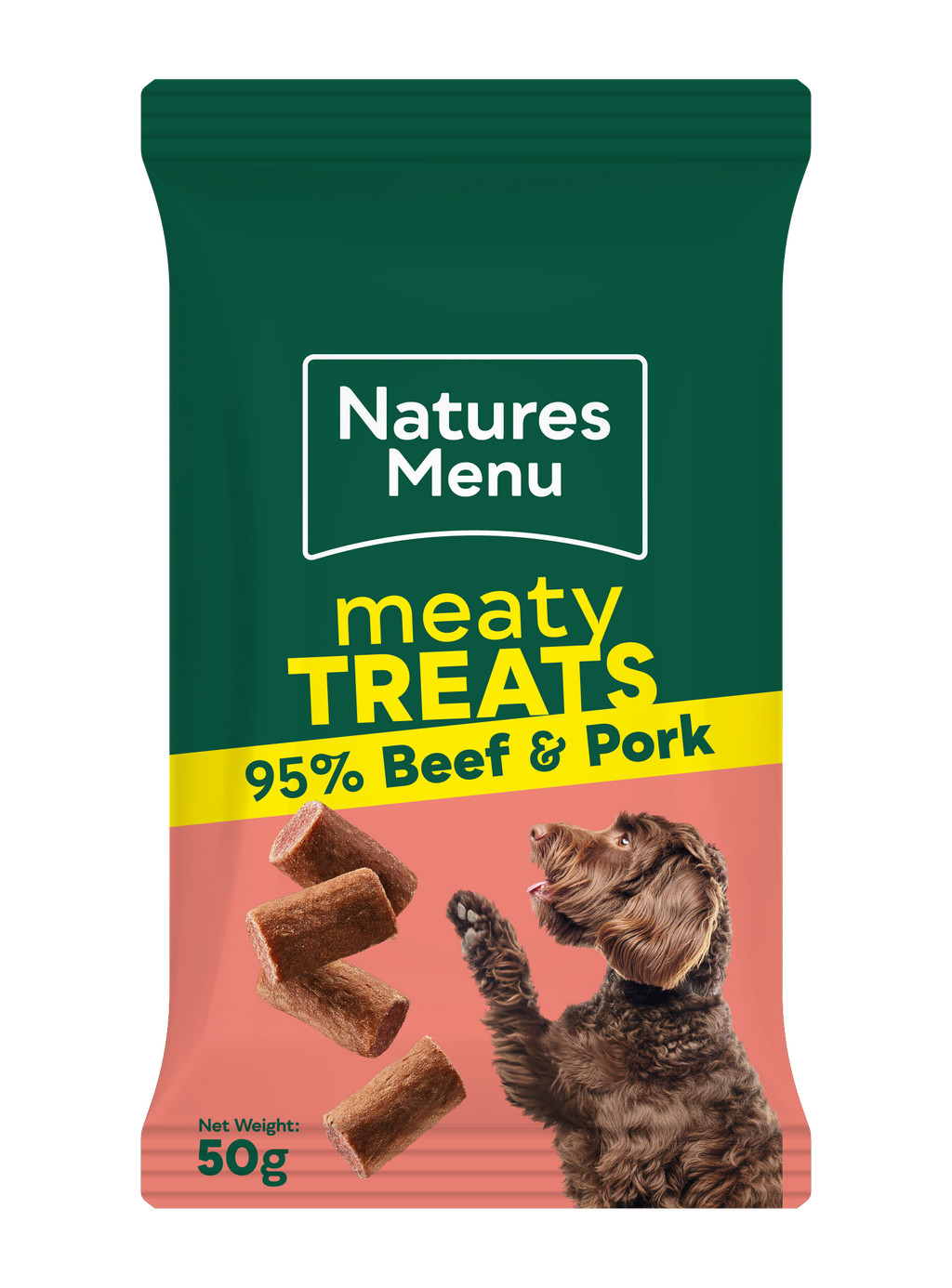 Natures Menu Meaty Treats 95% Beef & Pork 50g