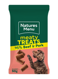 Natures Menu Meaty Treats 95% Beef & Pork 50g