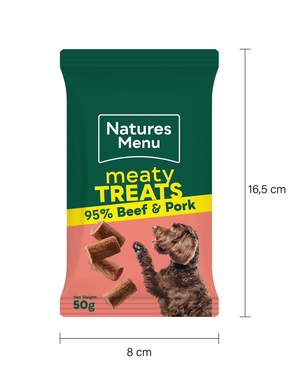 Natures Menu Meaty Treats 95% Beef & Pork 50g