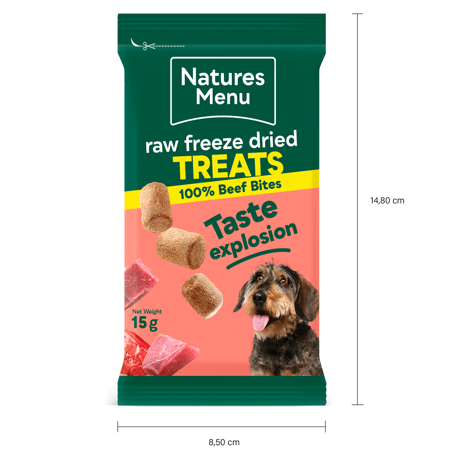 Natures Menu Raw Freeze Dried Bites Beef 15g