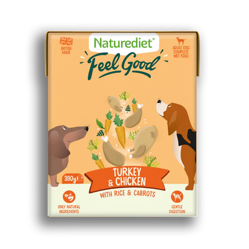 Naturediet Feel Good Turkey & Chicken 390g
