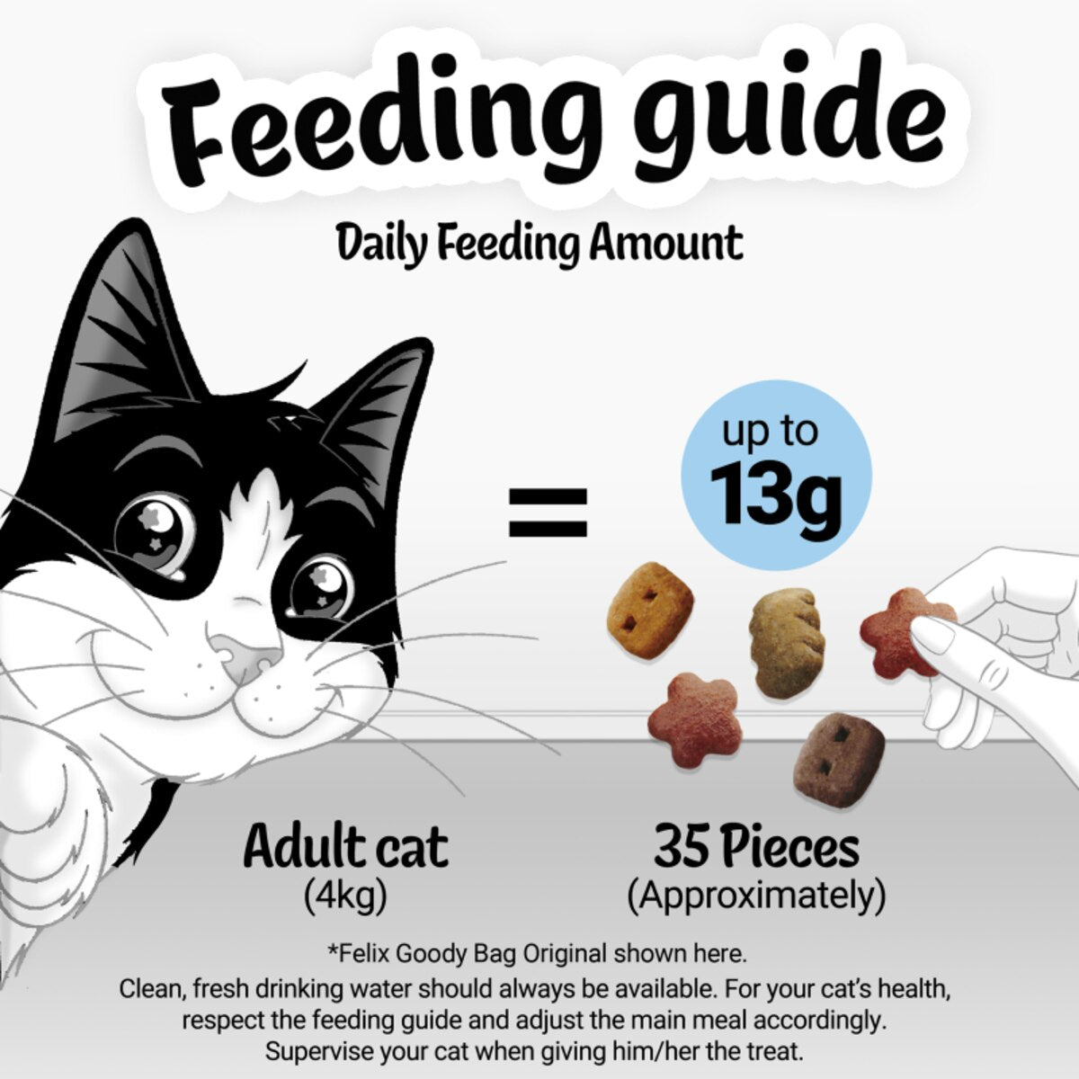 Purina Felix Goody Bag Original Mix Cat Treat - 330g