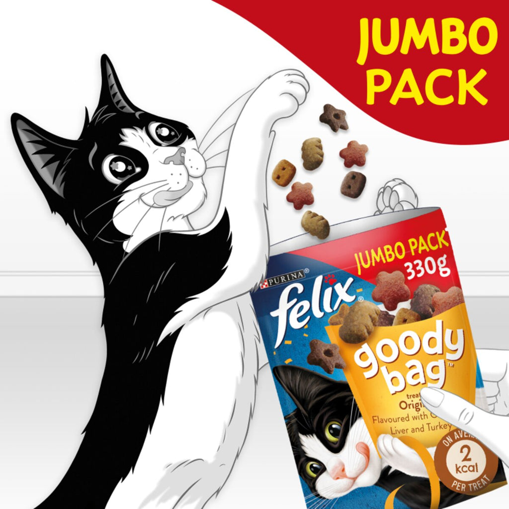 Purina Felix Goody Bag Original Mix Cat Treat - 330g