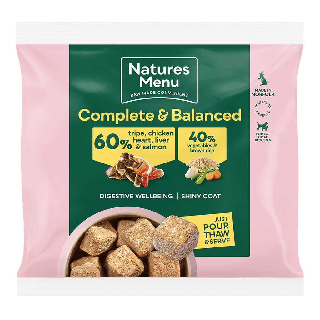 Natures Menu 60/40 Tripe, Chicken, Heart, Liver & Samon