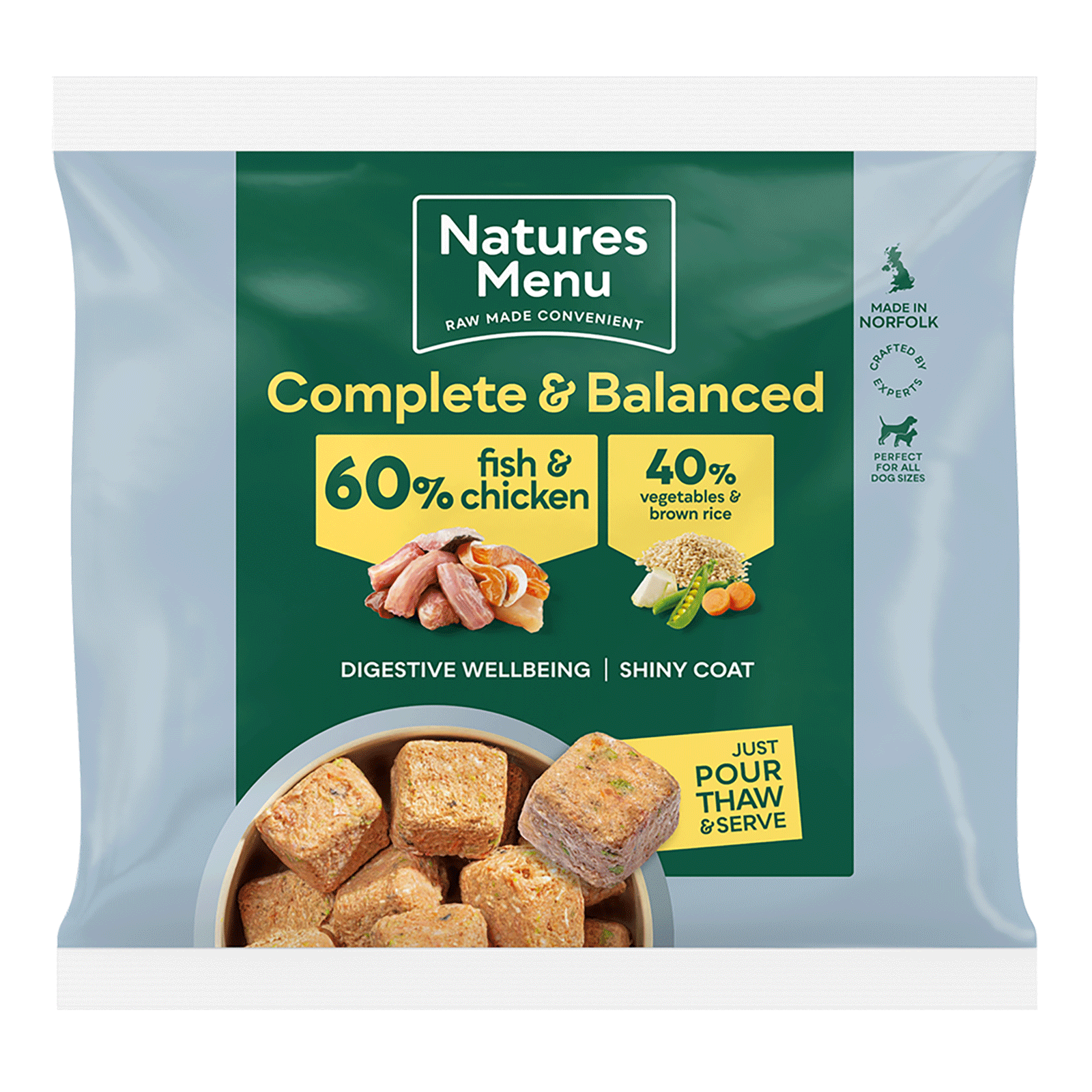 Natures Menu 60/40 Fish & Chicken 1kg