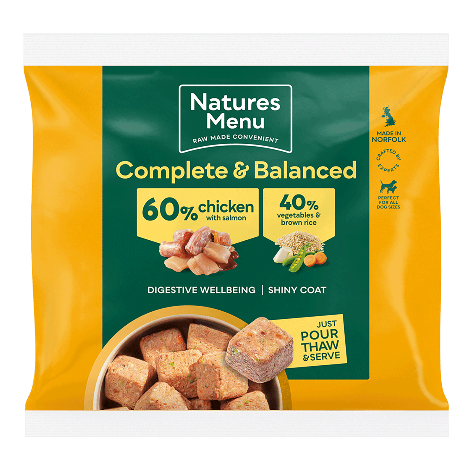 Natures Menu 60/40 Chicken & Salmon 1kg