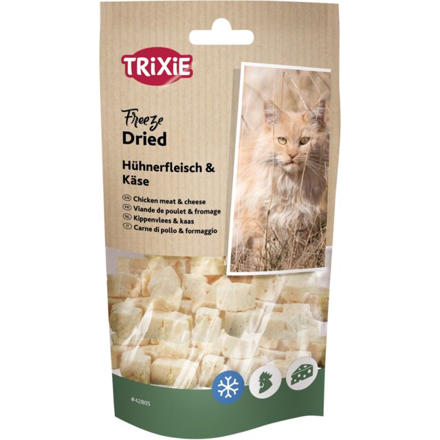 Freeze Dried chicken meat & cheese 25g